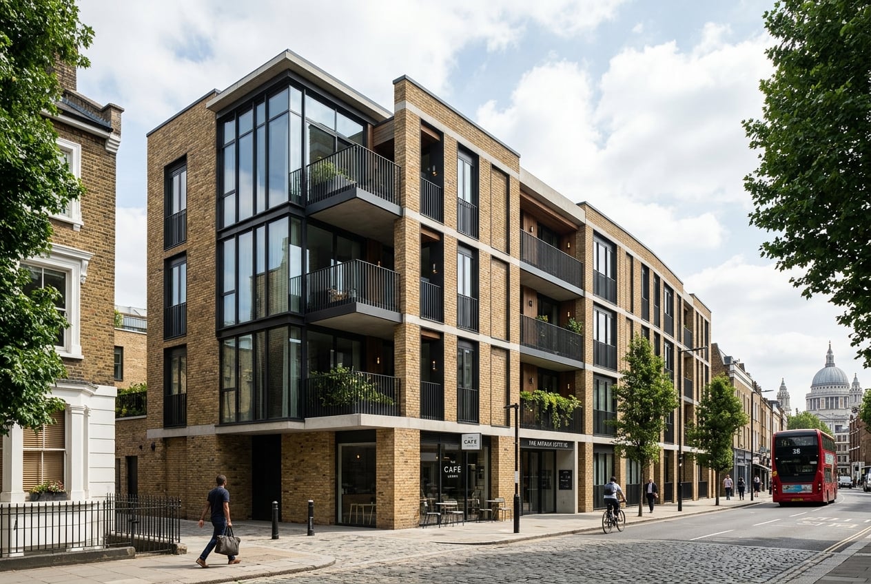 Contemporary multi-unit residential development